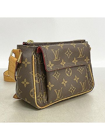 Louis Vuitton Louis Vuitton Monogram Vivacite PM Shoulder Bag M51165 Brown Women's (view 2)