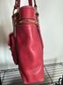 Coach 100% Leather Red Pink Leather Tote One size - photo 3
