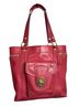 Coach 100% Leather Red Pink Leather Tote One size - photo 1