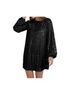 Anna-kaci 100% Polyester Solid Black Cocktail Dress Size XL - photo 4