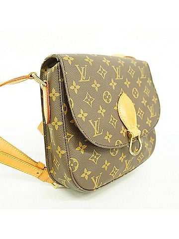 Louis Vuitton Louis Vuitton Monogram Saint Cloud GM Shoulder Bag M51242 Brown Women's (view 2)