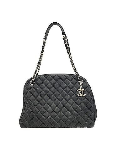 Chanel Chanel Matelassé Chain Shoulder Bag, Caviar Leather, Black, Women's (view 1)