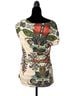 Desigual Floral Multi Color Sleeveless T-Shirt Size L - photo 2