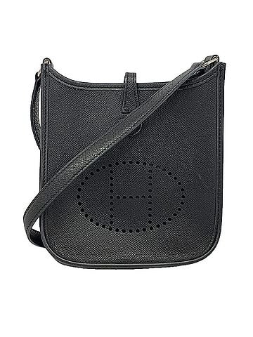 Hermès Hermes Evelyne TPM Shoulder Bag, Veau Epsom Leather, Black, ?H Stamp, Women's (view 1)