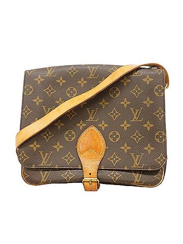 Louis Vuitton Louis Vuitton Monogram Cartouchiere GM Shoulder Bag M51252 Brown Women's (view 1)