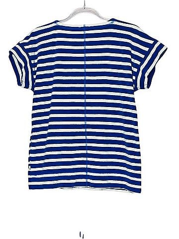 Talbots T By Tbots Split Neck Drawstring Waist Top Short Sleeve Top (view 2)