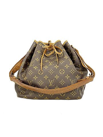 Louis Vuitton Louis Vuitton Monogram Petit Noé Shoulder Bag M42226 Brown Women's (view 1)