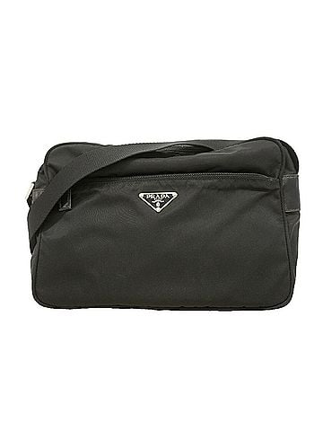 Prada Prada Shoulder Bag, Saffiano Nylon, Black, Women's (view 1)