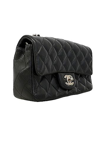Chanel Chanel Mini Matelassé Chain Shoulder Bag, Caviar Leather, Black, Women's, OP020967 (view 2)