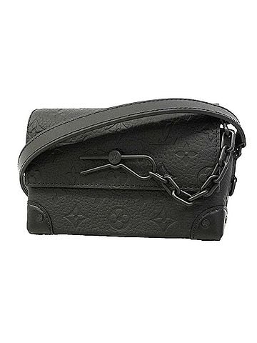 Louis Vuitton Louis Vuitton Shoulder Bag Monogram Taurillon Steamer Wearable Wallet M81746 Noir Men's OP020812 (view 1)