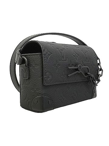 Louis Vuitton Louis Vuitton Shoulder Bag Monogram Taurillon Steamer Wearable Wallet M81746 Noir Men's OP020812 (view 2)