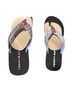 Tommy Hilfiger Graphic Black White Flip Flops Size 8 1/2 - photo 2