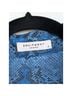 Equipment 100% Silk Snake Print Blue Long Sleeve Button-Down Shirt Size S - photo 3