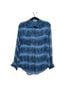 Equipment 100% Silk Snake Print Blue Long Sleeve Button-Down Shirt Size S - photo 1