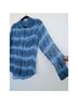 Equipment 100% Silk Snake Print Blue Long Sleeve Button-Down Shirt Size S - photo 8