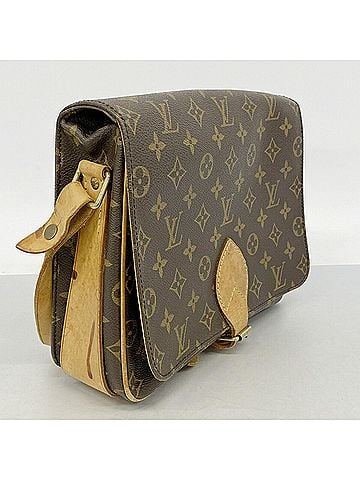 Louis Vuitton Louis Vuitton Monogram Cartouchiere GM Shoulder Bag M51252 Brown Women's P3437661 (view 2)