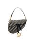 Dior 100% Canvas Blue Oblique Canvas Saddle Bag One size - photo 1