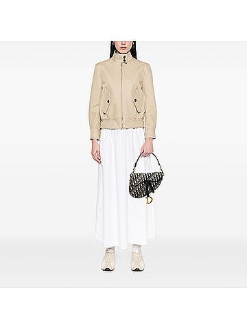 Dior Oblique Canvas Saddle Bag (view 2)