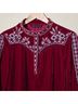 Zara Red Long Sleeve Blouse Size L - photo 6