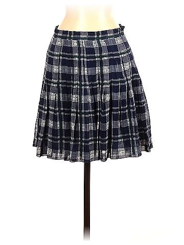 Joie Plaid Mini Joie Silk Skirt (view 1)