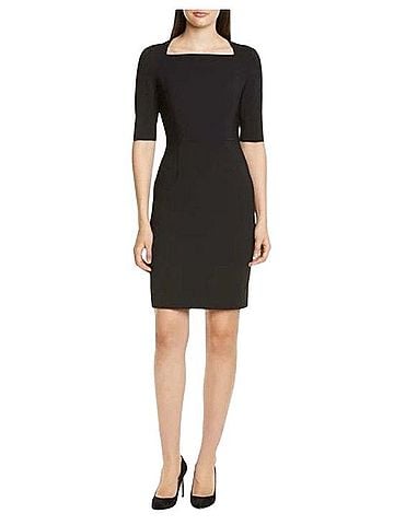 HUGO BOSS Dipiseta Wool Dress (view 1)