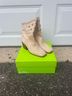Sam Edelman 100% Suede Tan Ivory Ankle Boots Size 8 1/2 - photo 3