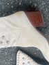 Sam Edelman 100% Suede Tan Ivory Ankle Boots Size 8 1/2 - photo 13
