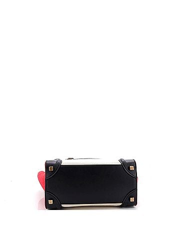 Céline Tricolor Luggage Bag Canvas and Leather Micro (view 2)