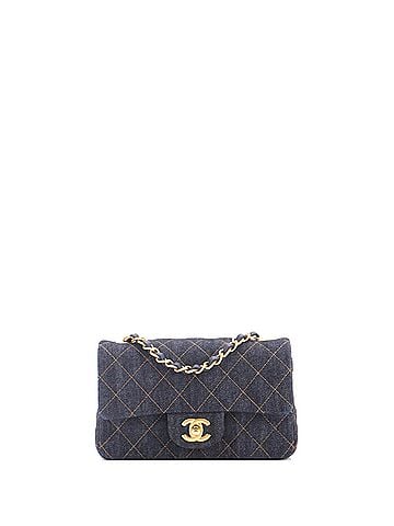 Chanel Classic Single Flap Bag Quilted Denim Mini (view 1)