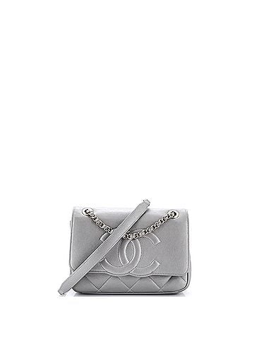 Chanel Timeless CC Scalloped Flap Bag Quilted Lambskin Small (view 1)