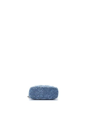 Chanel Sweet Heart Chain Crossbody Bag Quilted Camellia Denim Mini (view 2)