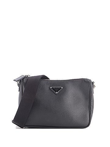 Prada Re-Edition Zip Messenger Bag Saffiano Leather Small (view 1)