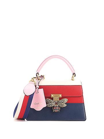 Gucci Queen Margaret Top Handle Bag Colorblock Leather Small (view 1)