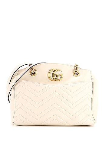 Gucci GG Marmont Chain Tote Matelasse Leather Medium (view 1)