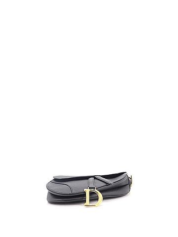 Christian Dior Saddle Handbag Leather Medium (view 2)