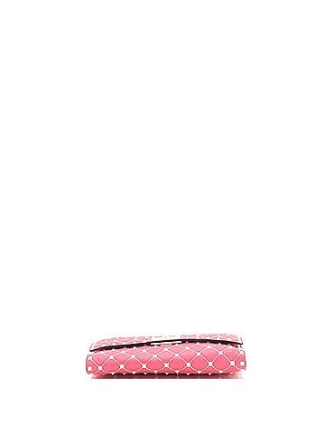 Valentino Garavani Rockstud Spike Wallet on Chain Quilted Leather Small (view 2)