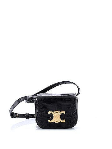Céline Claude Shoulder Bag Lizard Mini (view 1)