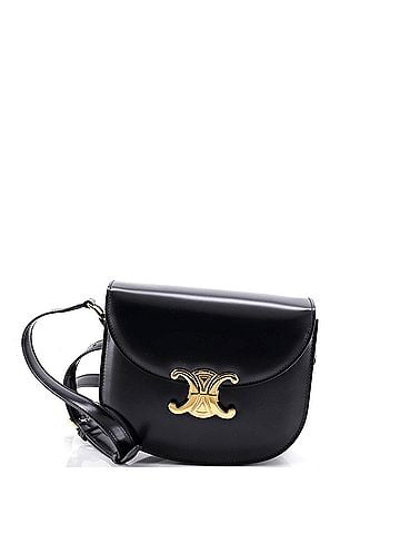 Céline Triomphe Besace Clea Flap Bag Leather (view 1)
