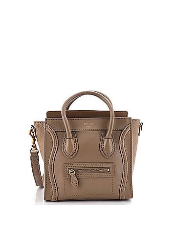Céline Luggage Bag Smooth Leather Nano (view 1)