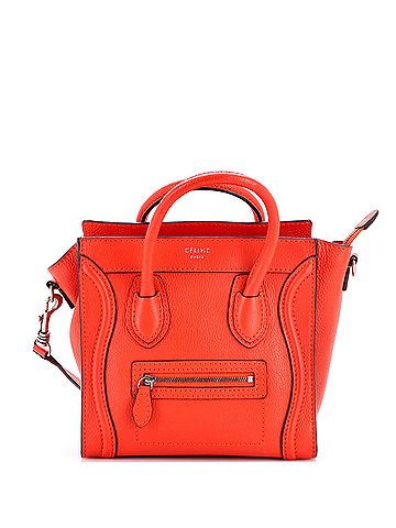 Céline Luggage Bag Grainy Leather Nano (view 1)