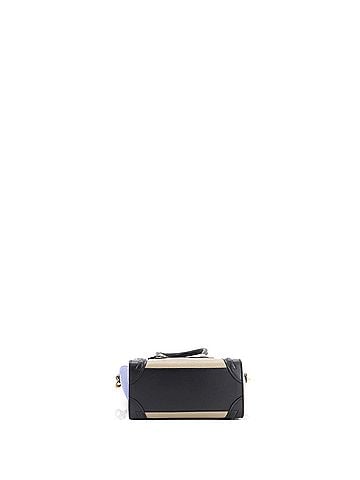 Céline Tricolor Luggage Bag Leather Nano (view 2)