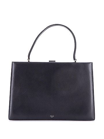 Céline Clasp Top Handle Bag Leather Medium (view 1)