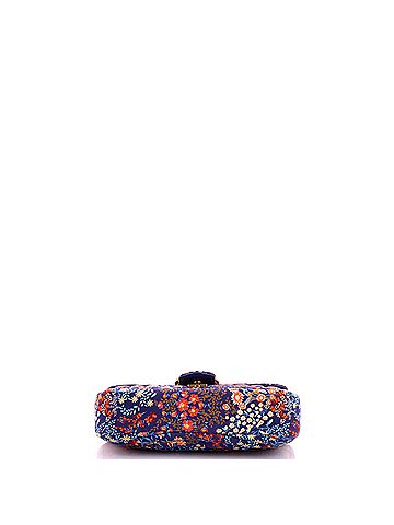 Gucci GG Marmont Flap Bag Floral Print Cotton Small (view 2)