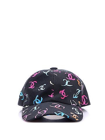 Chanel CC Multicolor Baseball Cap Printed Cotton (view 1)