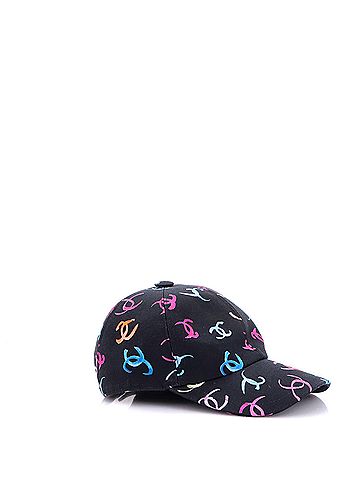 Chanel CC Multicolor Baseball Cap Printed Cotton (view 2)