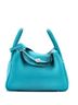 Hermès 100% Leather Blue Lindy Bag Clemence 30 One size - photo 1