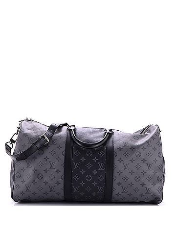 Louis Vuitton Keepall Bandouliere Bag Reverse Monogram Eclipse Canvas 50 (view 1)