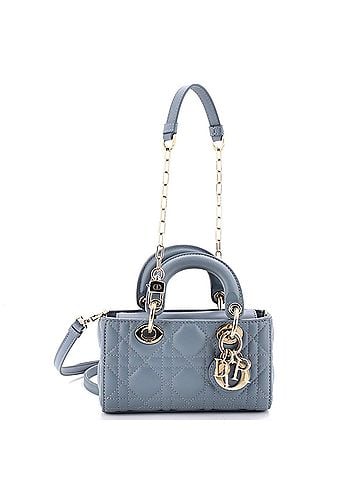 Christian Dior Lady D-Joy Bag Cannage Quilt Lambskin Micro (view 1)