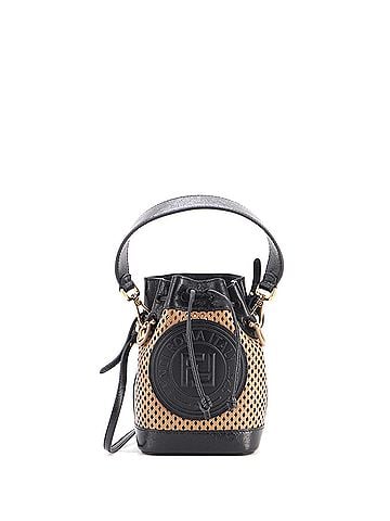 Fendi Mon Tresor Bucket Bag Perforated Leather Mini (view 1)