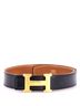 Hermès 100% Leather Black Constance Reversible Belt Leather Medium One size - photo 1